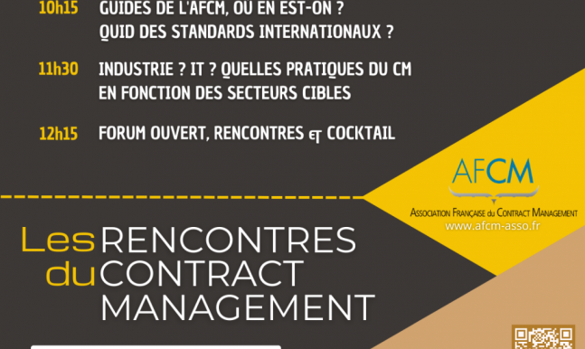 Les rencontres du Contract Management