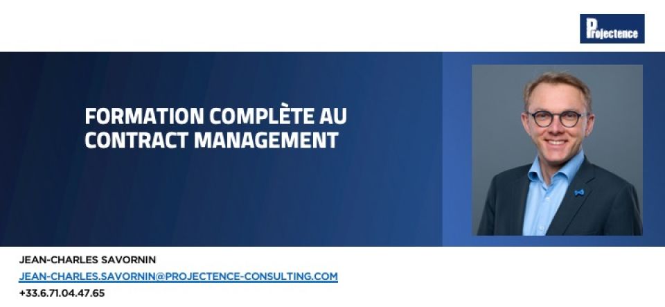 Nouvelle formation complète au contract management !