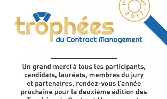 Retour sur les Trophées du Contract Management